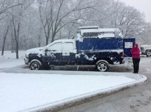 Camped overnight in roadside rest East of Oklahoma City 