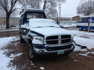 Snowed on us again in Tucumcari