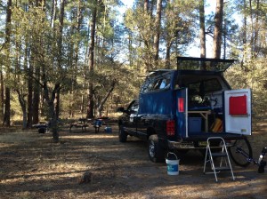 Coal Greek Camp in the National Forest