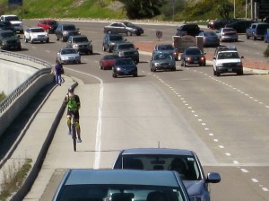 Playing in San Diego Traffic