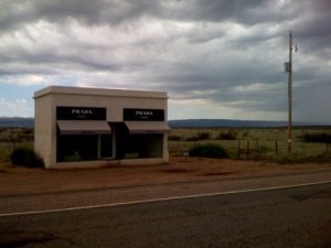 Marfa Prada Shoe store in the middle of no where