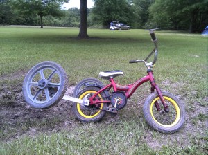 Off road training wheels
