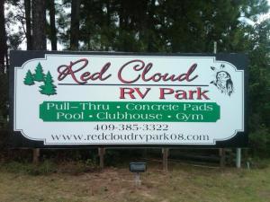 Red Cloud RV Park a very friendly and pleasant place stay.